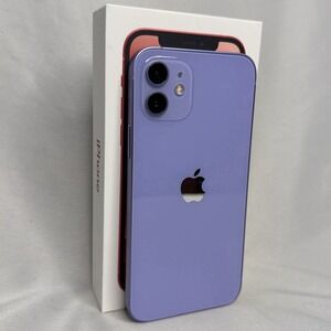 Apple iPhone 12 128gb Purple Good Condition Unlocked AT&T T-Mobile No Face ID